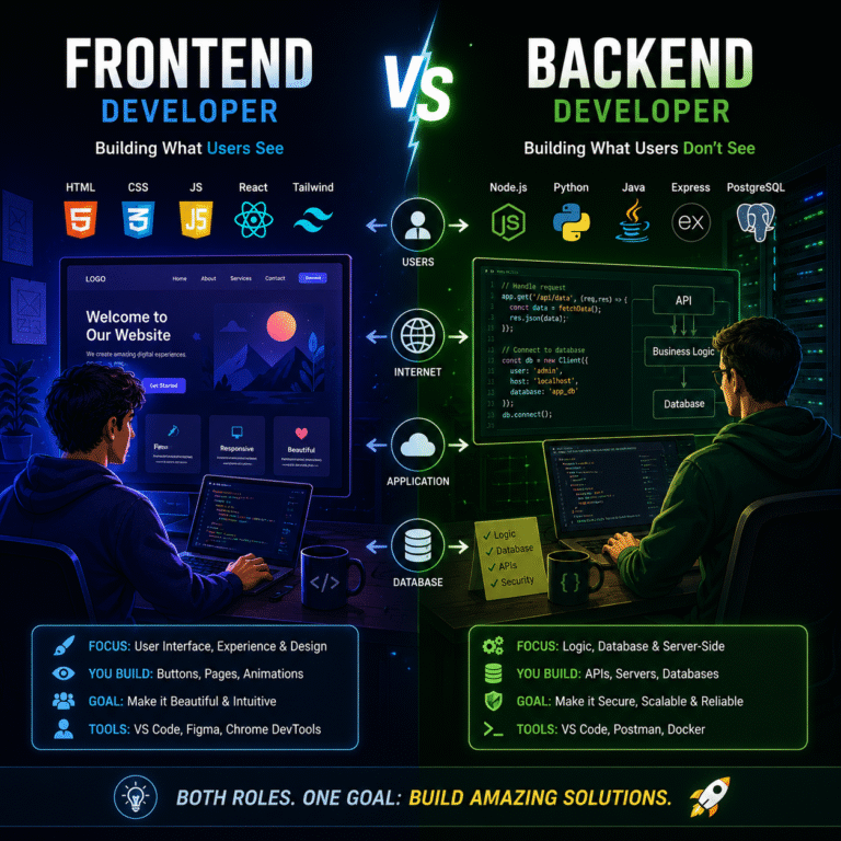 Frontend VS Backend Developer