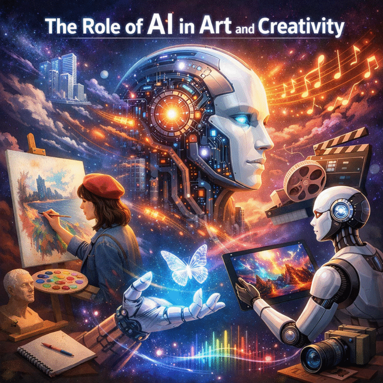 The Role of AI in Art and Creativity - squardtech